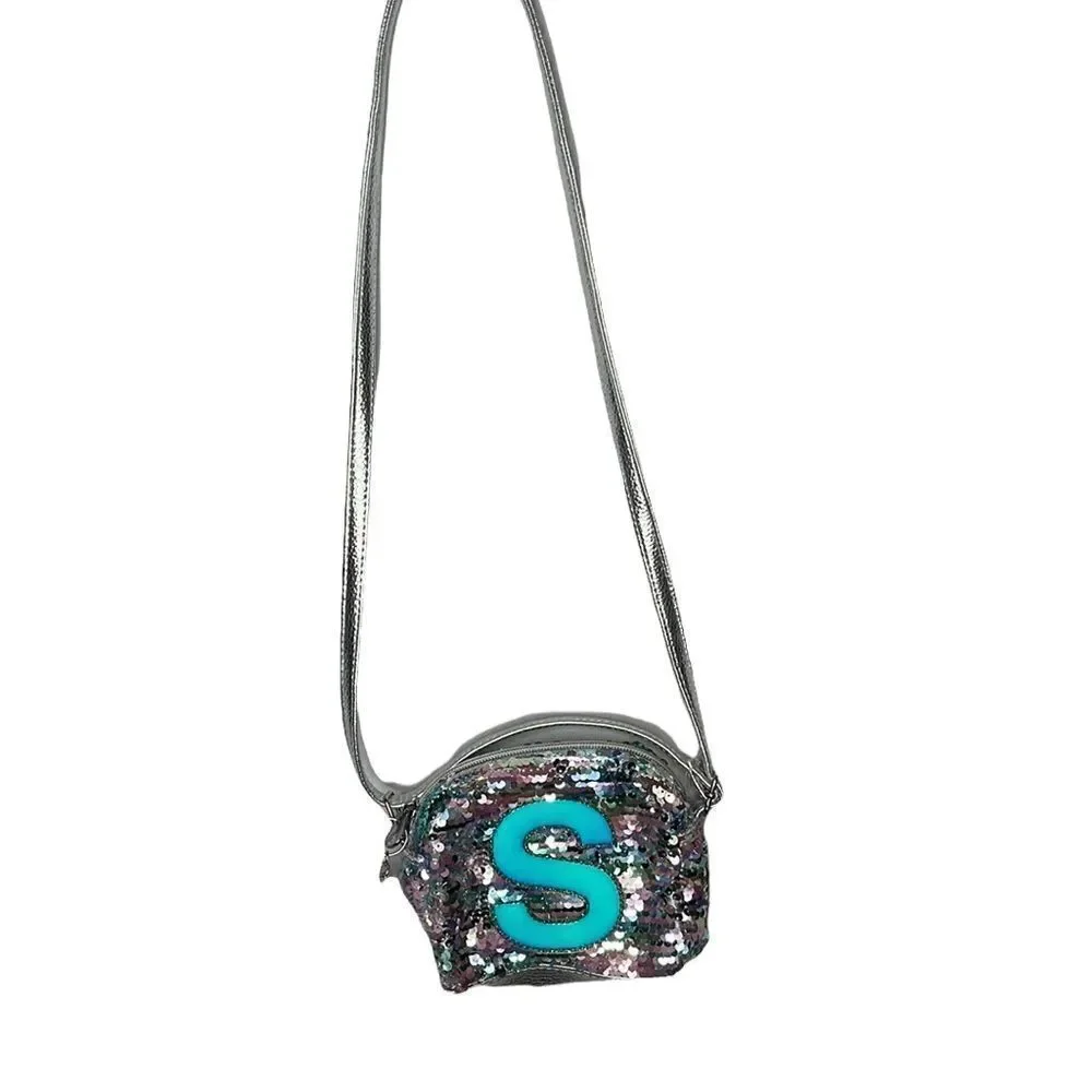 Justice Sequins Letter S Small Bag.